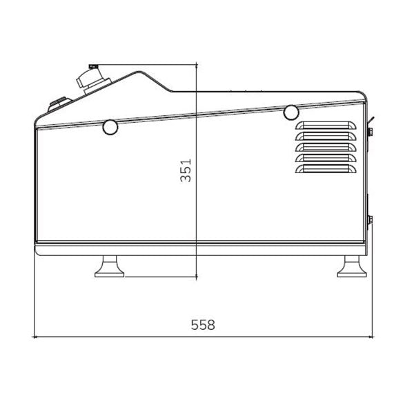 ABM® Horizontal Table Top Meat Slicer TP12