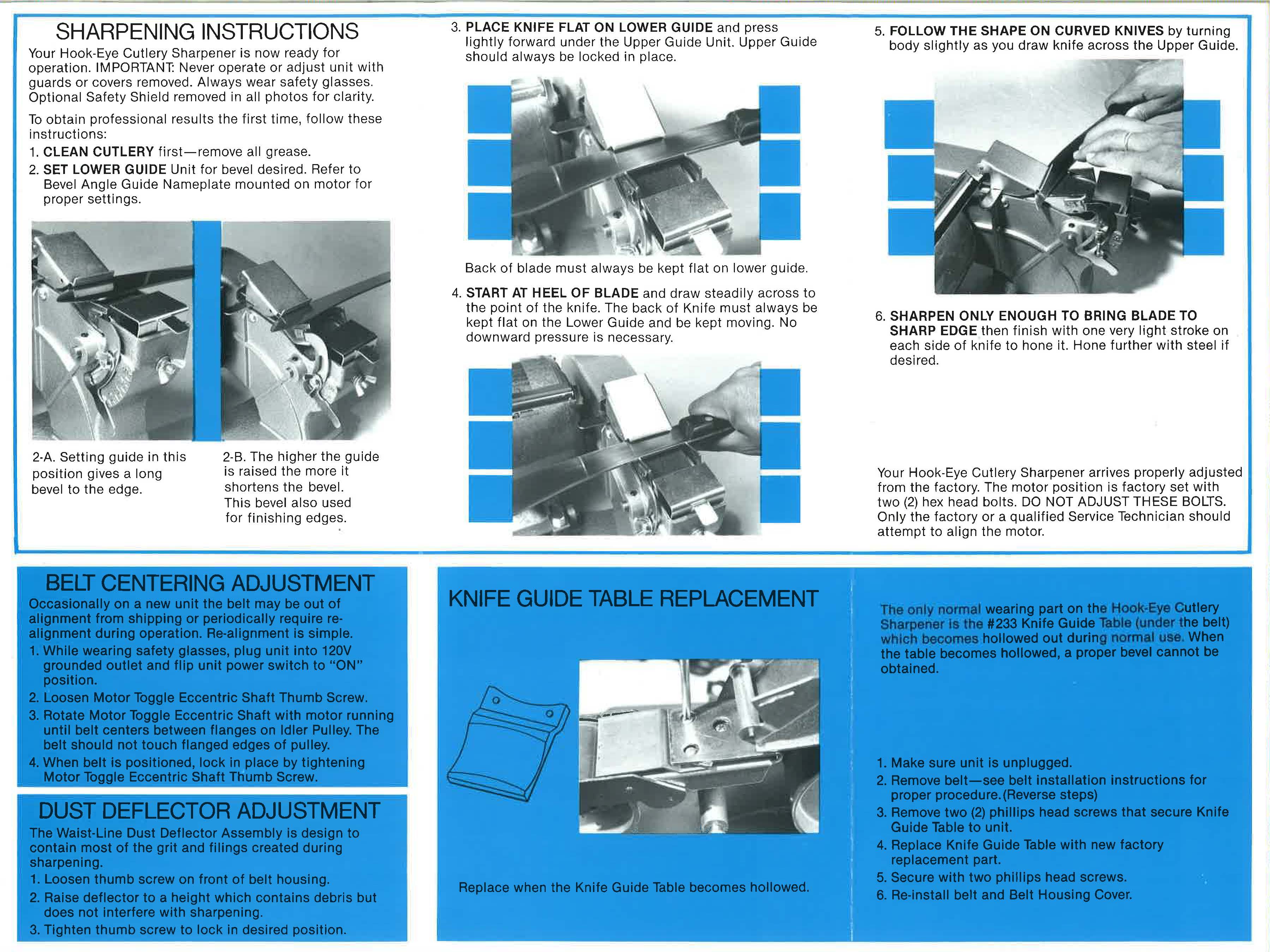 Hook-Eye Cutlery Grinder Sharpener