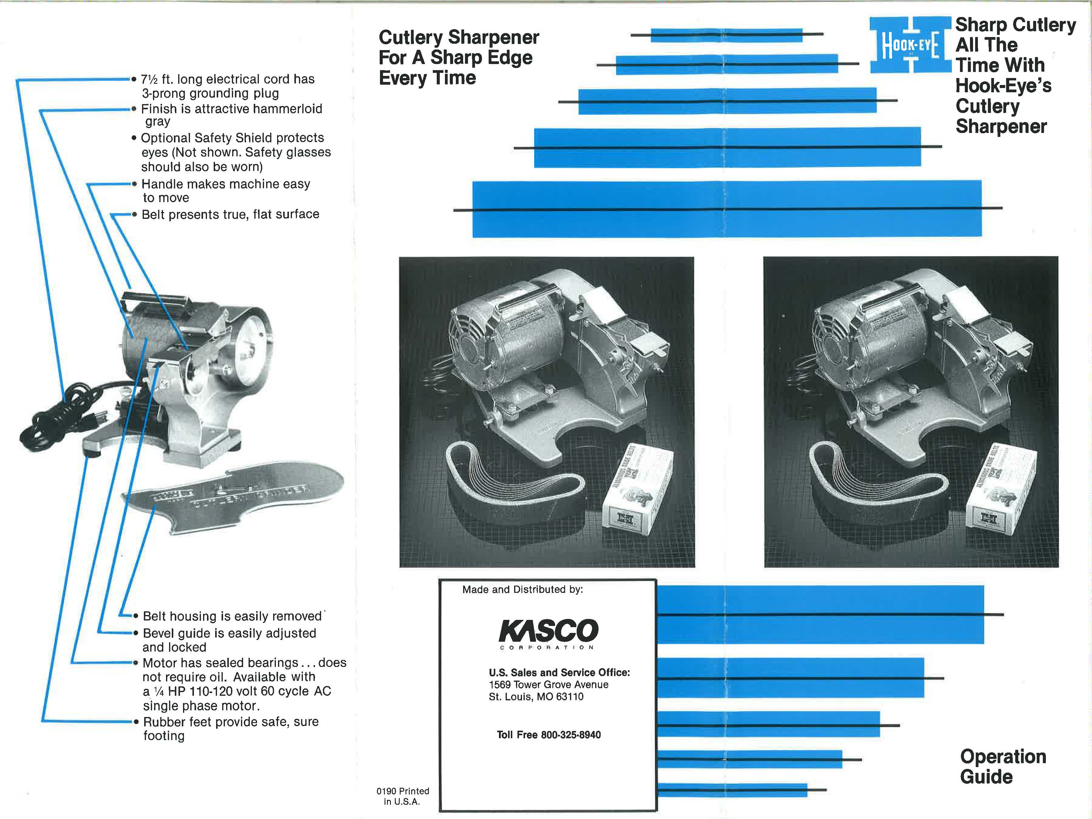 Hook-Eye Cutlery Grinder Sharpener