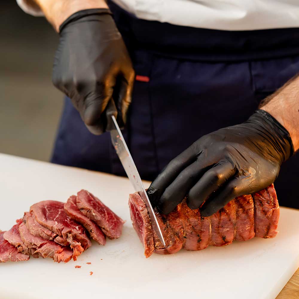 DURACORE Industrial Grade Black Nitrile Gloves 6mil (Box of 100)