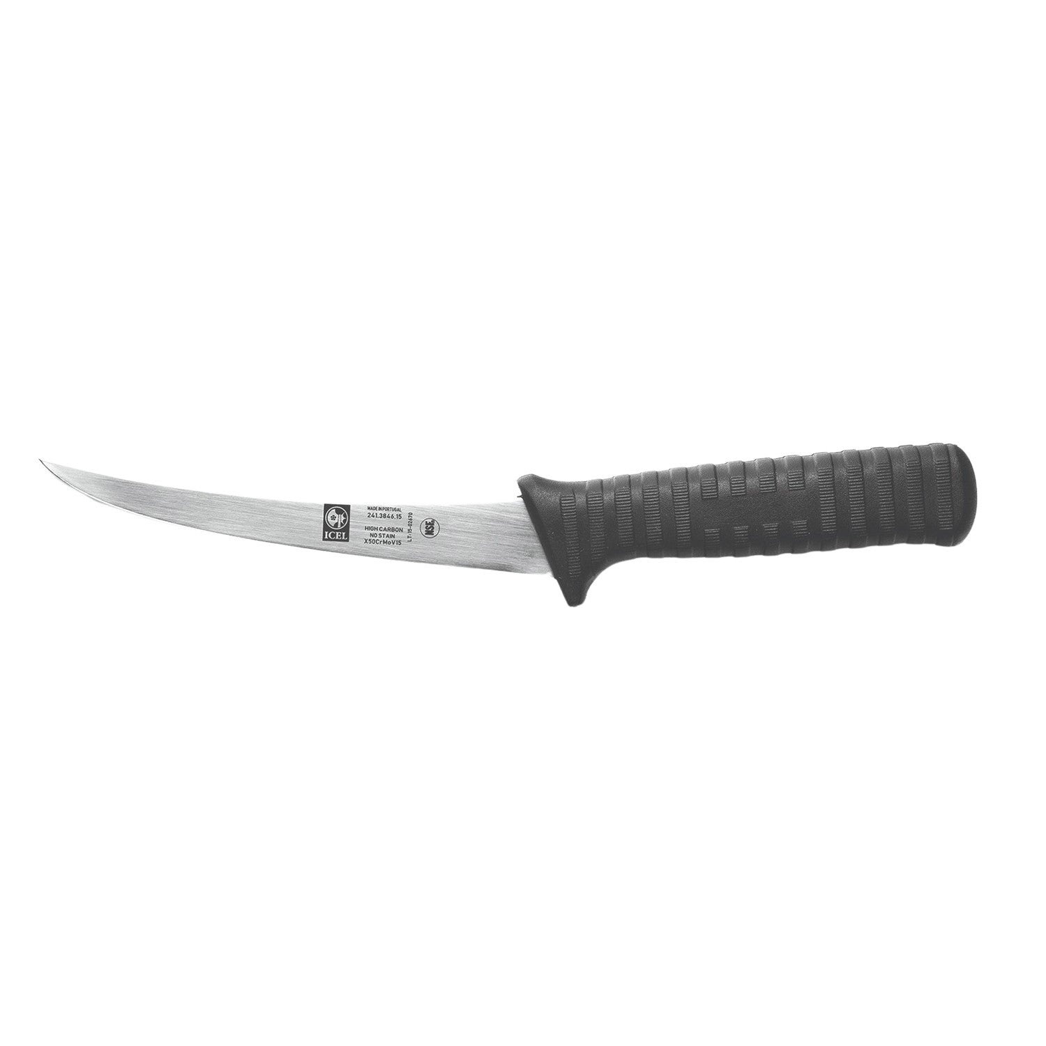 6" ICEL Curved Semi-Flexible Boning Knife
