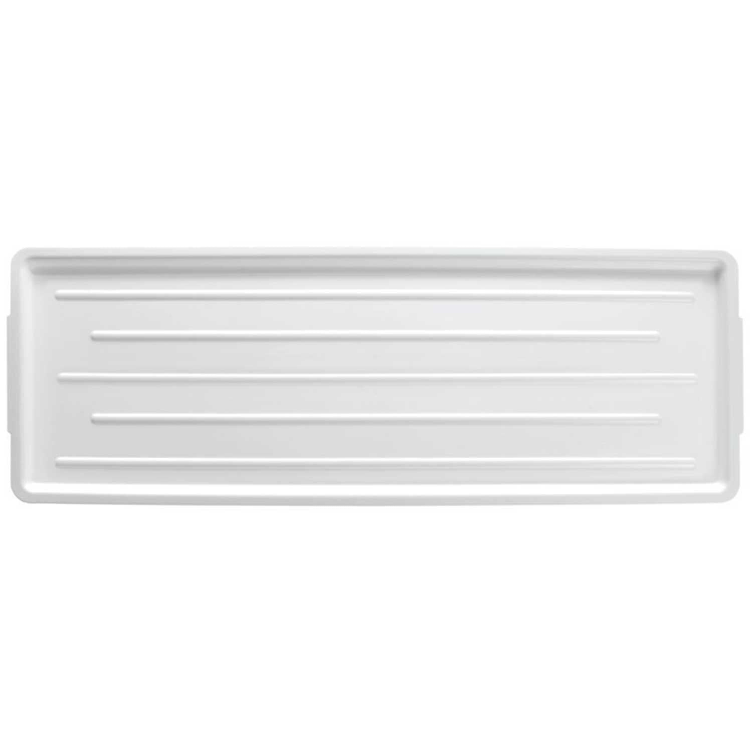 Plastic Platter - 12" x 30" x 3/4" - Pack of 12